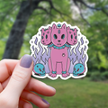 Pastel Cerberus Greek Mythology Sticker - 3"