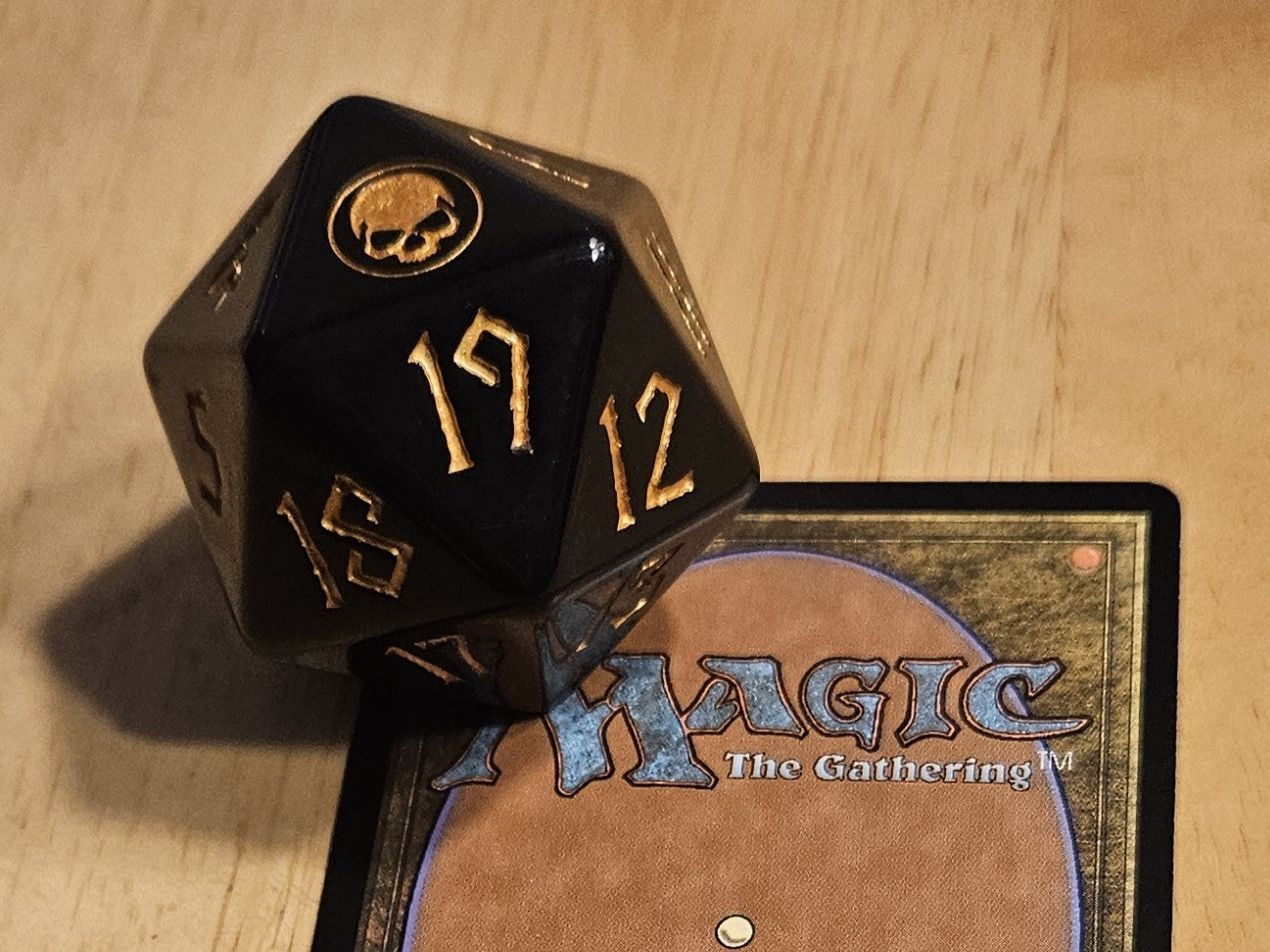 Swamp Mana Spindown Acrylic D20
