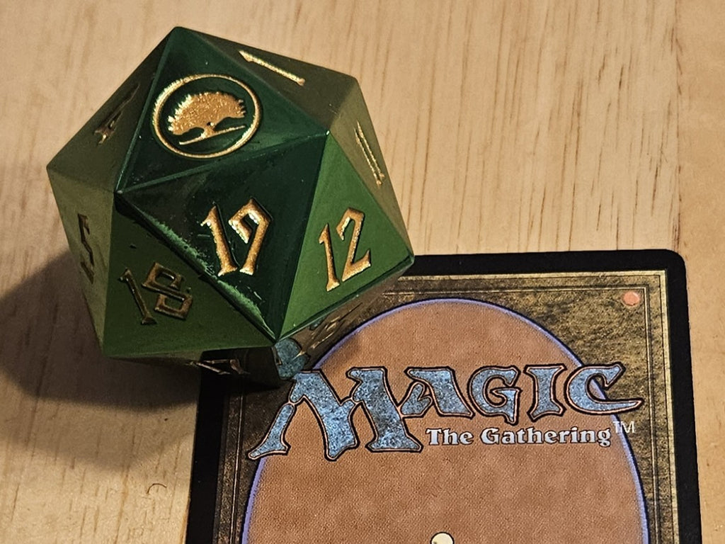 Forest Mana Spindown Metal D20
