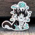 Necromancer Cerberus TTRPG Hard Enamel Pin -1.5"