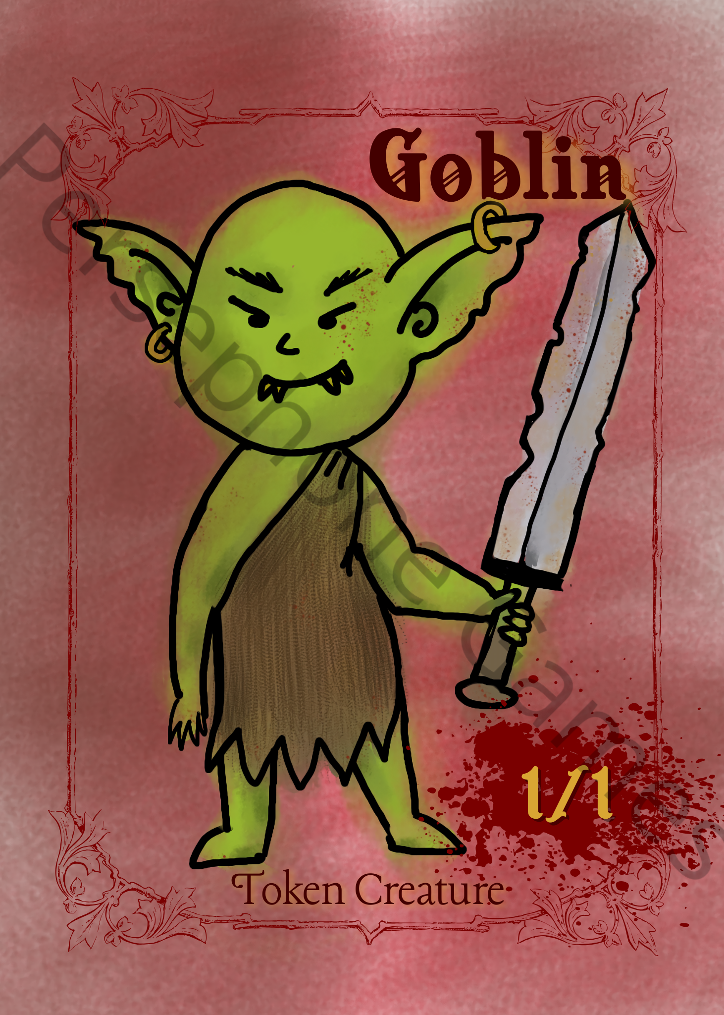 Digital Download 1/1 Red Goblin Token - Series 1