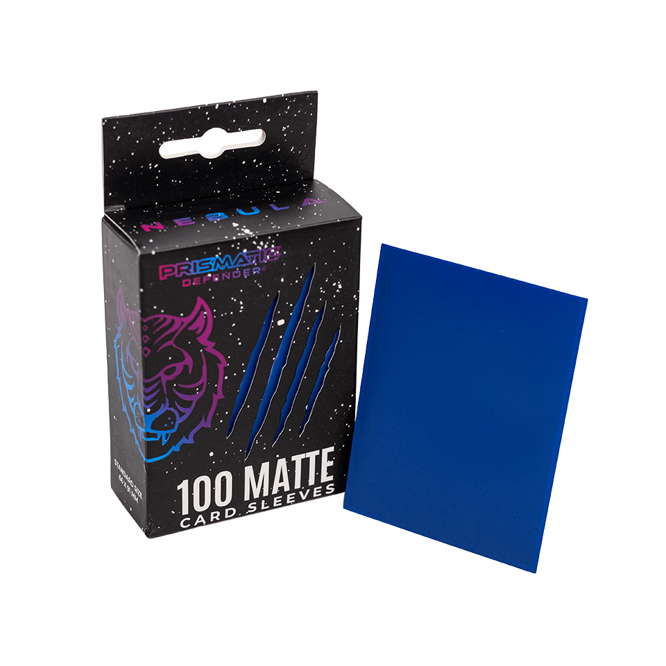 Prismatic Defender Matte Card Sleeves - Nebula Blue
